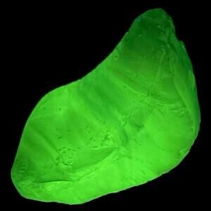 Cobalt Translucent Art‎ Glass Cullet Glowing Uranium Manganese Slag Glass #5GX73